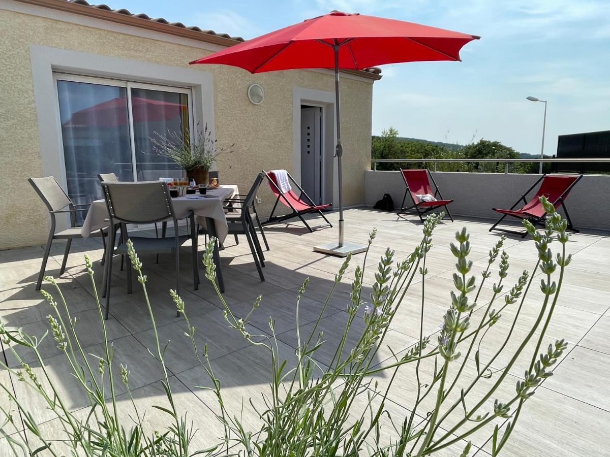 Val Des Bruyeres - Gite 15Mn Pezenas Avec Terrasse Et Cour Close - Parking Privatif Securise - Wifi Ftth Gratuit Neffies エクステリア 写真